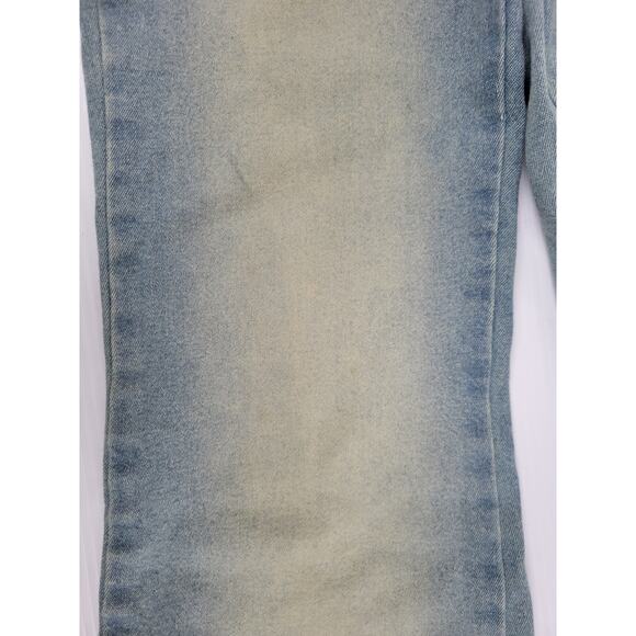 Vintage Sweet November Womens 4‎ Blue Boho Hippie Jeans Embroidered Wide Leg - Picture 6 of 15